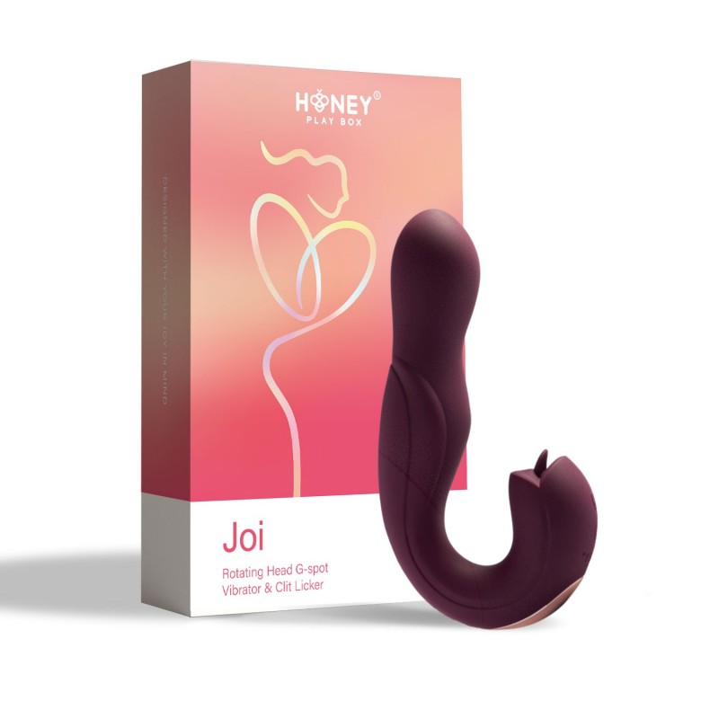 Vibromasseur Joi à tête rotative et stimulateur clitoridien