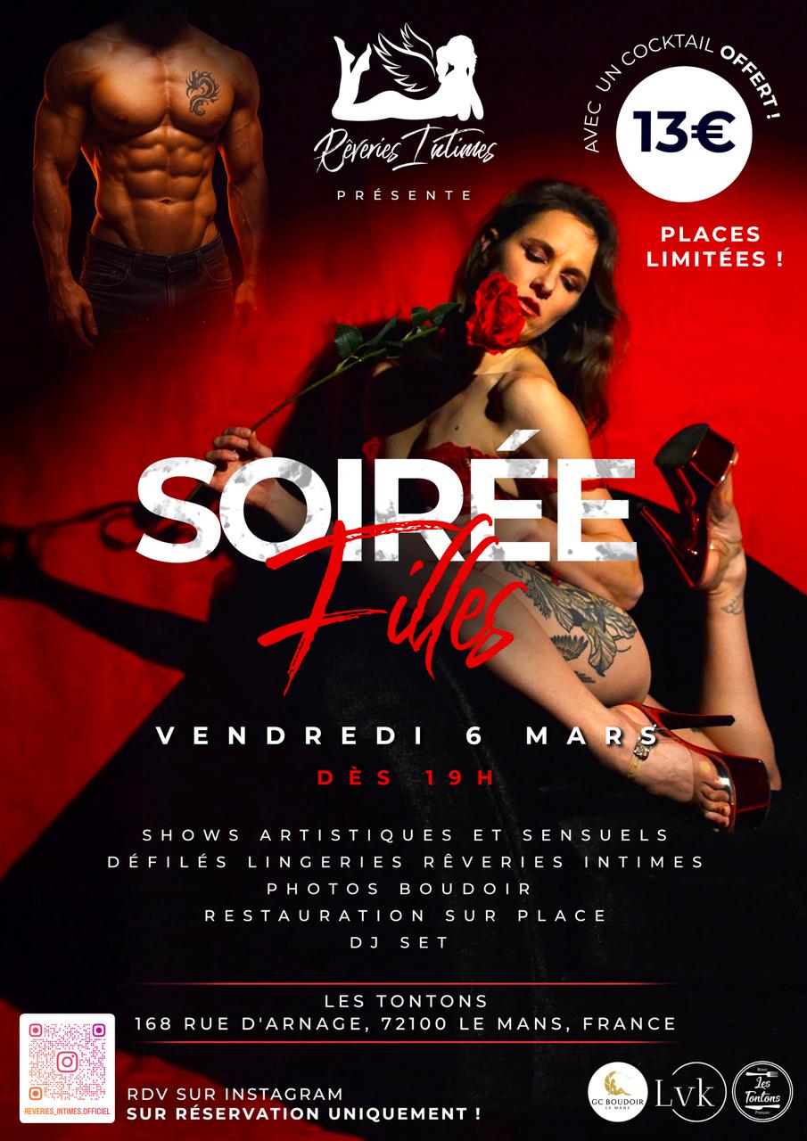 Soirée filles avec Rêveries Intimes au Mans - Réunion sextoys